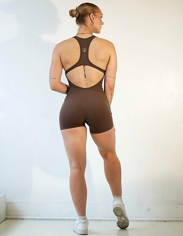 Active Romper | Coffee